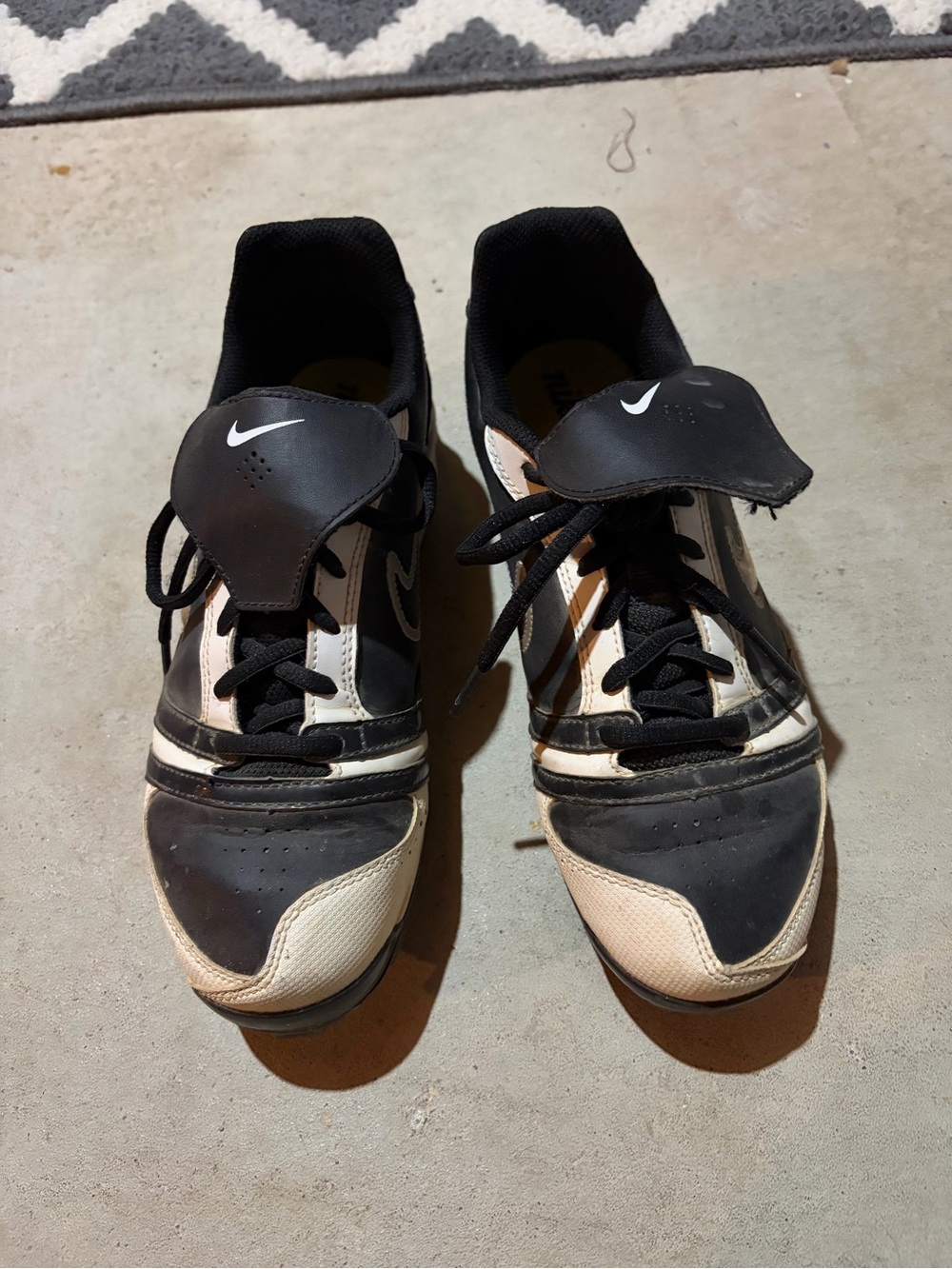 Nike Black and White Women's Cleats